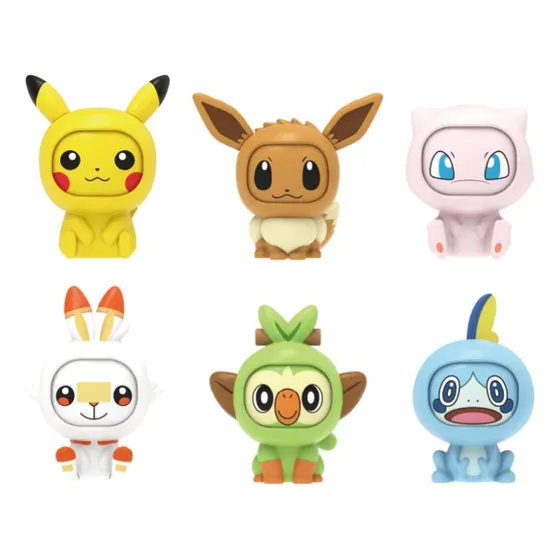Pokémon Face Change Figuras Mini Rostros Cambiables Pikachu