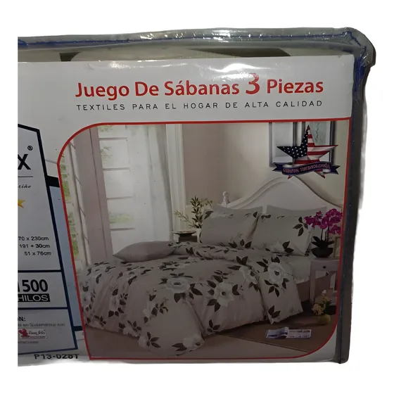 Juego De Sabanas Home Casatex Premium 1 Pza 1/2 100%pol