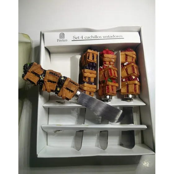 Set De Cuchillos Untadores Portico. 