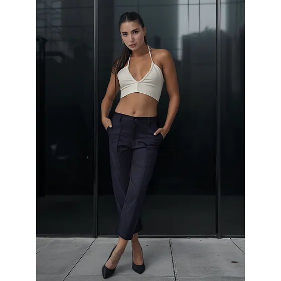 Pantalon Baggy Victoria Gabardina Byh