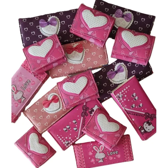 Billetera Monedero Pequeño O Grande De Damas Y Niñas Promo
