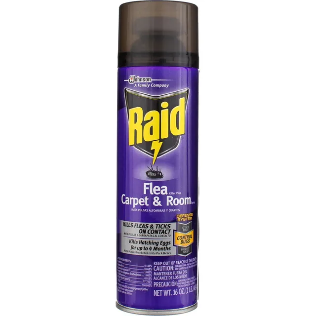 Insecticida Raid Pulgas Garrapatas 454g Original Usa