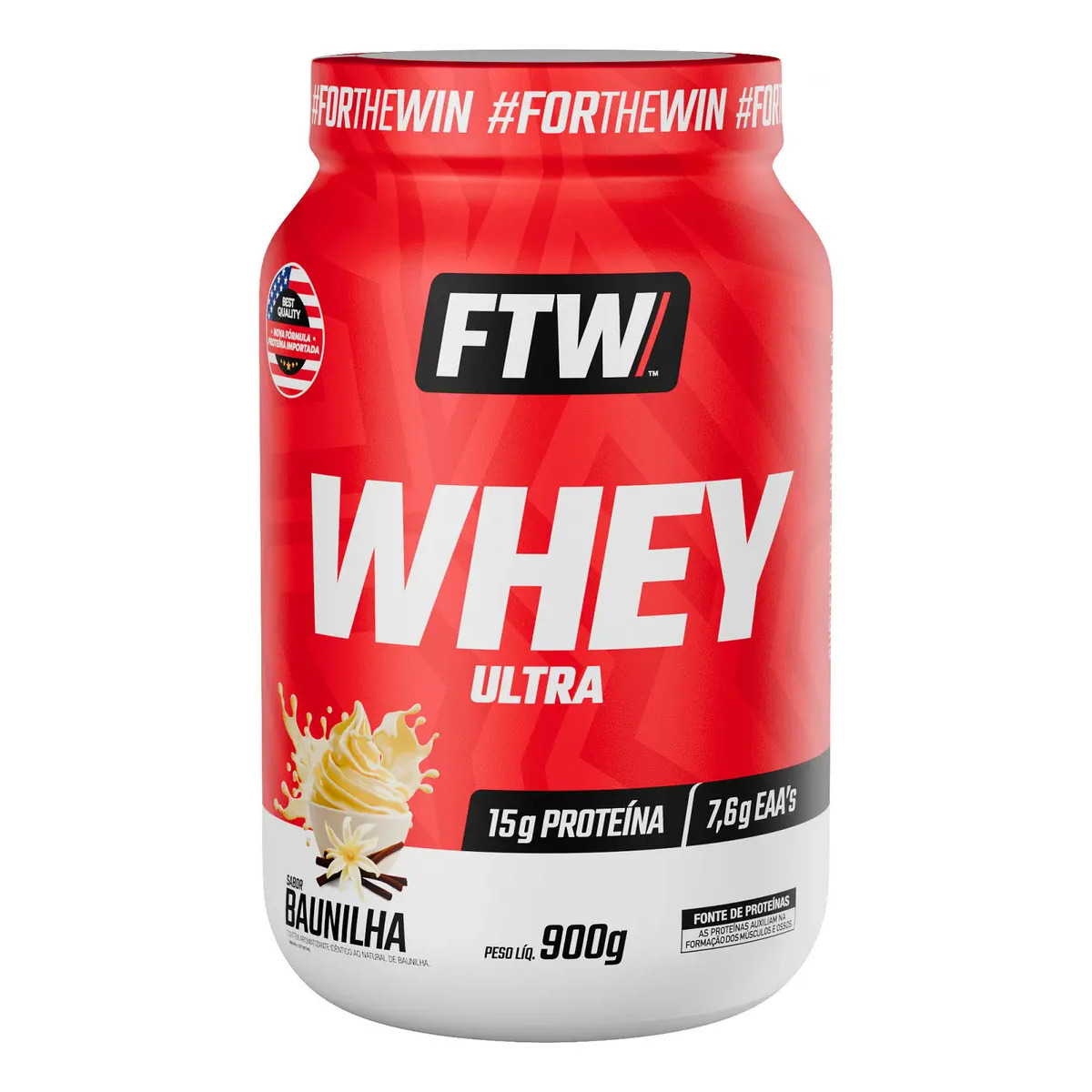 Whey protein FTW em pó sabor Baunilha x 900g Whey protein FTW em pó sabor Baunilha x 900g