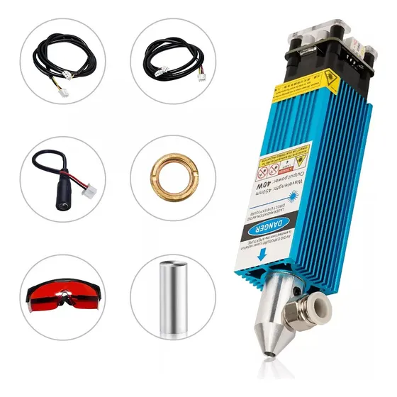 Módulo Láser Lunyee 40w Para Máquina Grabadora Cnc 3018pro