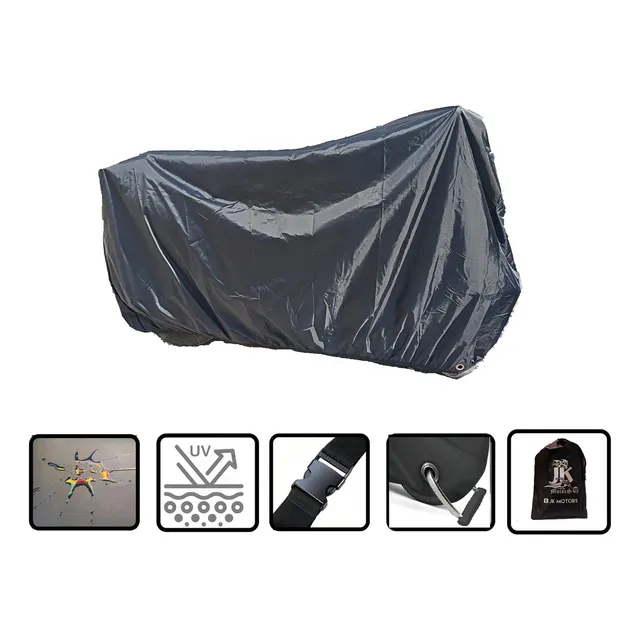 Funda Impermeable Universal Moto Y Motoneta Color Negro jk Motors