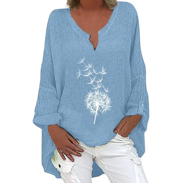 Tunica Manga Larga Para Dama Elastica Bonita Camiseta