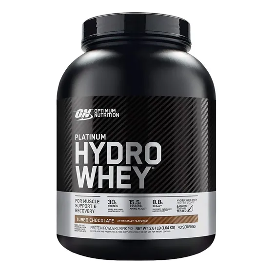 Proteína Hidrolizada Hydrowhey 3.5lb - Optimimun Nutrition Sabor Turbo Chocolate