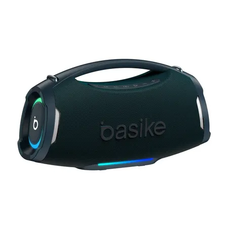 Caixa De Som Basike Bluetooth Portátil 200w Com Subwoofer E Ipx6 Azul-marinho 127/220v