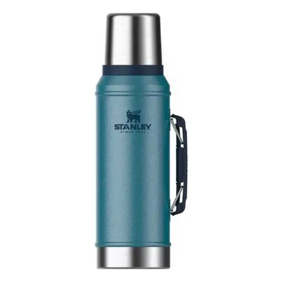 Termo Stanley Classic 1 Litro - Acero Inoxidable Color Azul