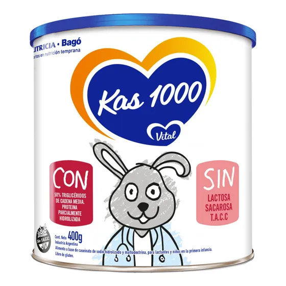 Nutricia Bagó Vital KAS1000 Leche de fórmula en polvo en lata de 400g a partir de los 0 meses