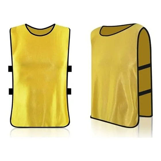Chaleco Entrenamiento Futbol Amarillo De Niños