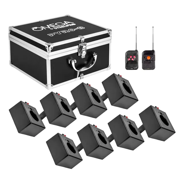 Sistema De Pirotecnia Inalámbrico 8 Chisperos Steelpro 