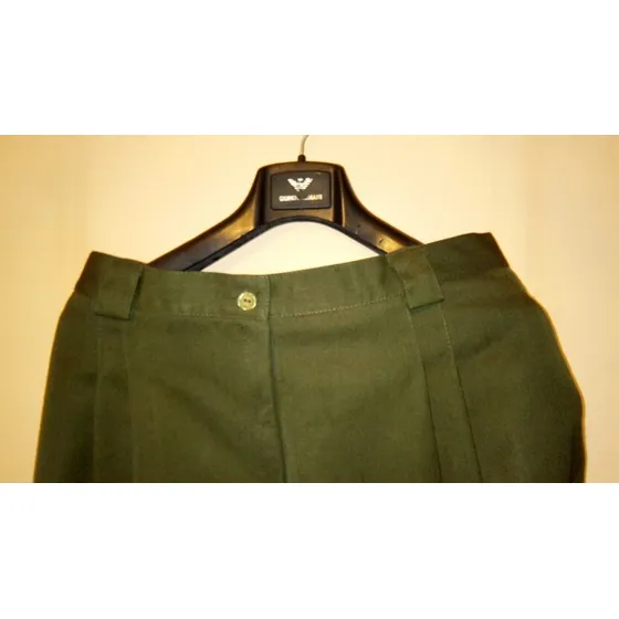 Pantalón Para Dama , Color Verde Militar 