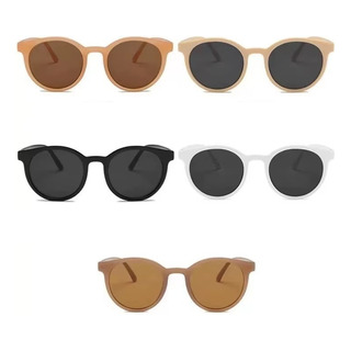 6 Lentes Gafas De Sol Visión De Moda Elegante Retro Redondo 6 Lentes Gafas De Sol Visión De Moda Elegante Retro Redondo