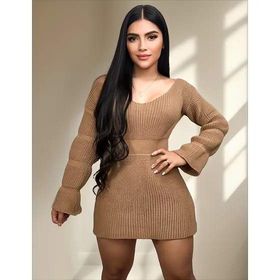 Vestido Ceñido Al Cuerpo