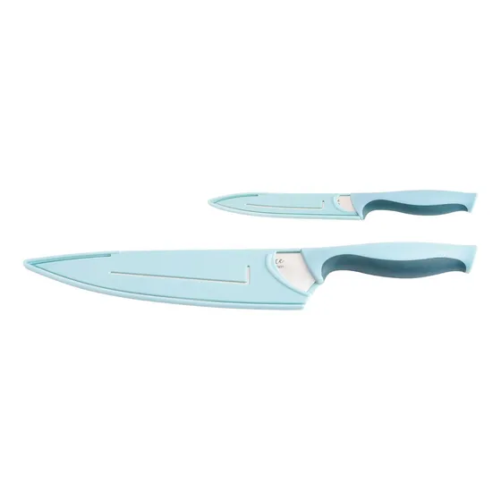 Kit Cuchillos Spice By Tia Mowry 6 Pras Con Fundas Y Tablas
