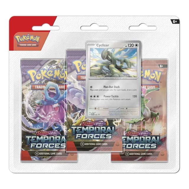Pokemon Tcg Tripack Booster Temporal Forces