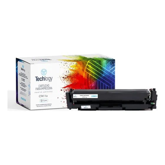 Tóner Techlogy Cf411a Para Hp M377 M452dw M477fnw M477fdw