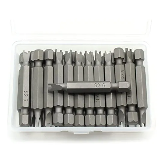 Puntas De Destornillador Temo Spanner #6 De 2 Pulgadas, 25 U