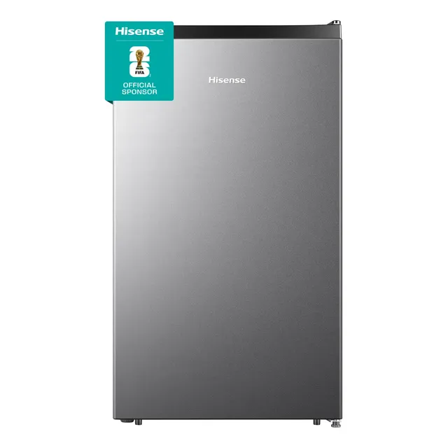 Hisense Rr33d6agx1- Frigobar,3.3 Pies Cúbicos,termostato Ajustable,congelador Independiente,estantes Para Botellas De 2 Litros,48x45x84cm(anchoxlargoxalto),gris