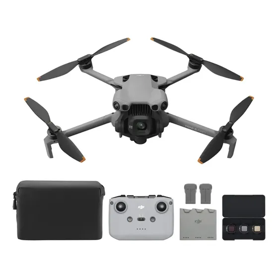 DJI Mini 5 Pro Fly More Combo con DJI RC-N3, Dron con cámara, CMOS de 1 pulgada, Dron 4K con detección de obstáculos omnidireccional, ActiveTrack 360°, 3 baterías
