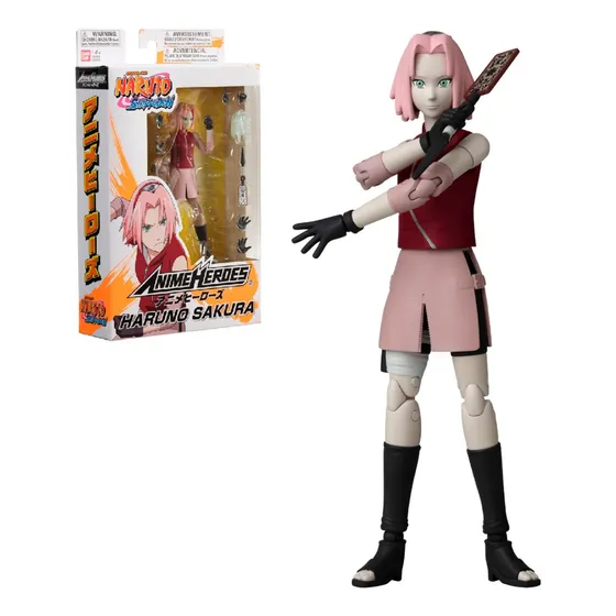 Figura Sakura De Naruto Original Bandai Anime Heroes