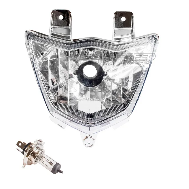Bloco Optico Farol Yamaha Crosser 150 Plasmoto +lampada Brin