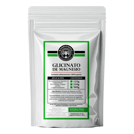 Glicinato De Magnesio Puro 250g