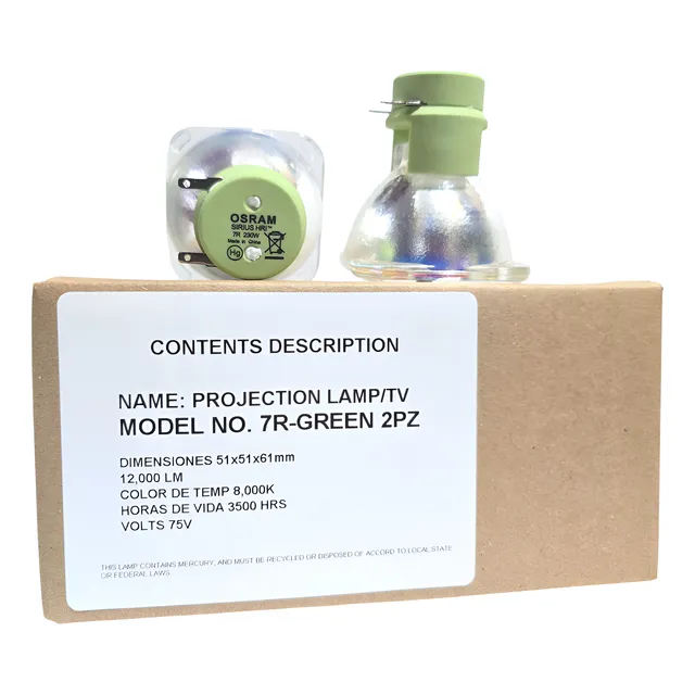 Foco 7r Lampara Descarga 7r 230w Beam Sirius Hri Osram 2pz