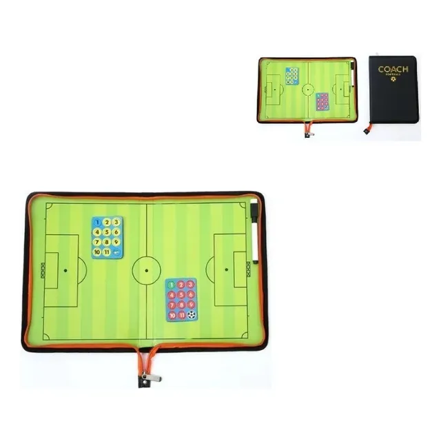 Cancha Magnetica Futbol Plegable Portatil Tactica Tablero