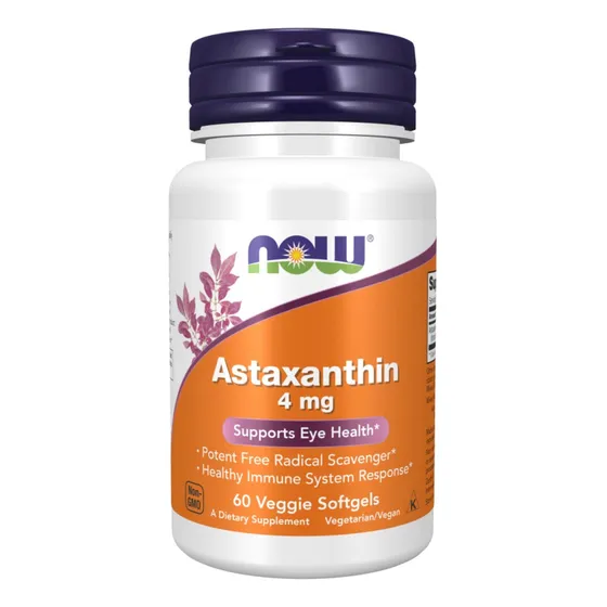 Now Foods Astaxatina 4 Mg X 60 Caps.