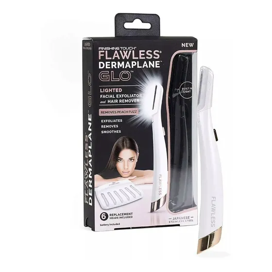 Depiladora Facial Flawless Dermaplan Remueve Vello Sin Dolor