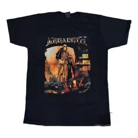 Remera Megadeth The Sick,the Dying..and The Dead Rock Heavy 