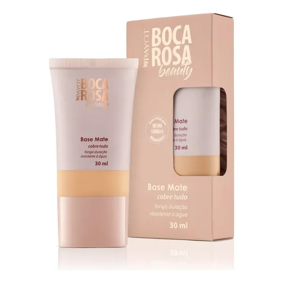 Base Alta Cobertura Boca Rosa Beauty 30ml Matte