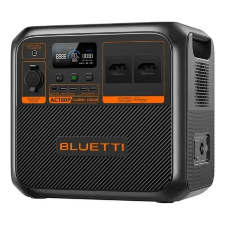 Estação De Energia Portátil Bluetti Ac180p 1800w 1440wh 220v