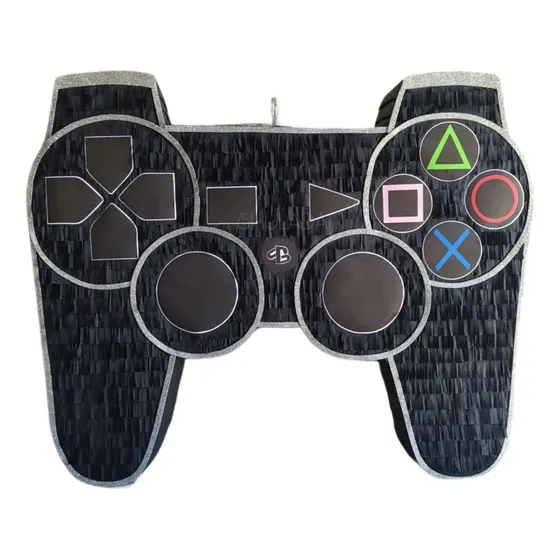 Control Play Station Piñata Gamer Figura Videojuegos Navidad