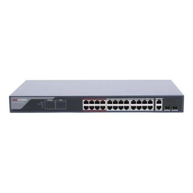 Switch Monitoreable Poe+ 24 Puertos 10/100 Mbps Hasta 250mts