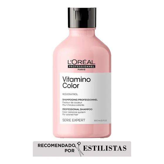 Shampoo Anti Deslave Del Cabello Tenido 300 Ml Vitamino Color L'oreal Professionnel