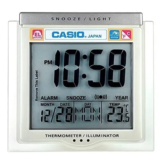 Reloj Casio Despertador De Mesa/ Dq-750f