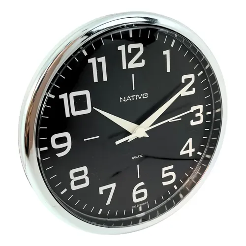 Digital Wall Clock Humidity Temperature For Living Green