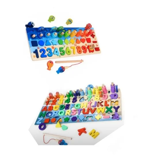 Organizadores De Madera / Juego Didáctico Para Bebes