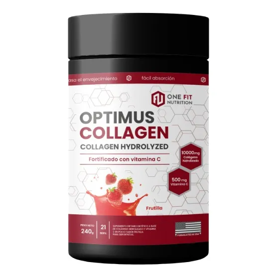 Optimus Collagen Colageno Con Vitamina C 240 Grs One Fit 