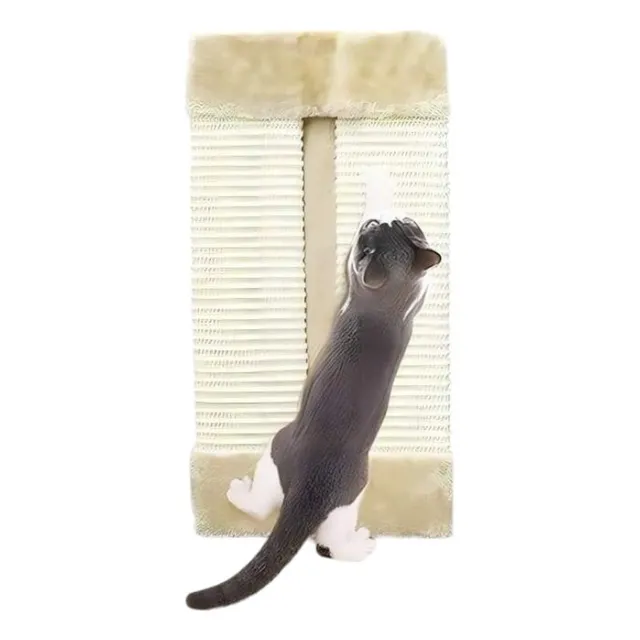 Portu Pets Pared Rasguñador Rascador Juguete Gato 45cm Beige