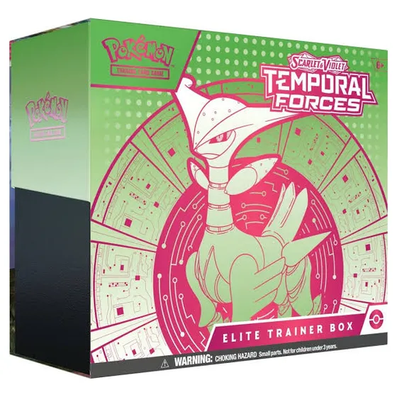 Pokemon Elite Trainer Box Temporal Forces Iron Thorns Inglés