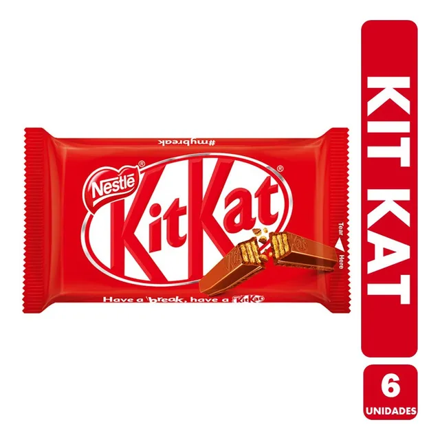 Kitkat De Nestle - Chocolates (pack Con 6 Unidades)
