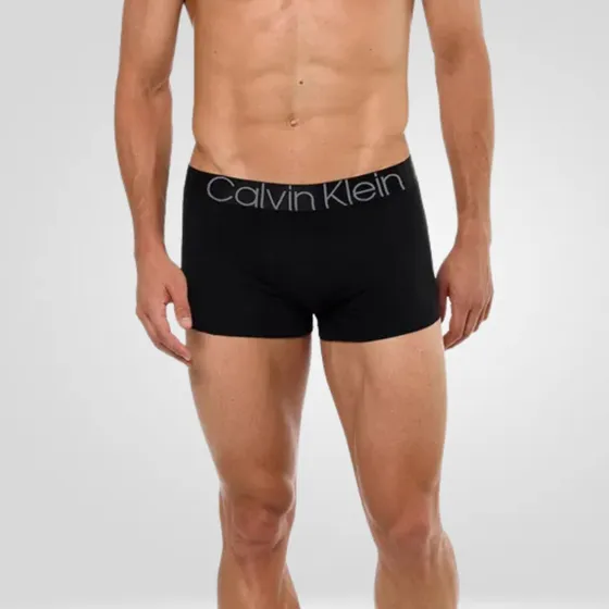 Cueca Box Preta Underwear Cotton - Calvin Klein