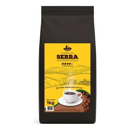 Café Em Grãos Aldeia Da Serra Torra Escura Torrado Em Pacote 1 Kg