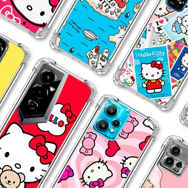 Forro Antigolpe Hello Kitty iPhone Todos Los Modelos