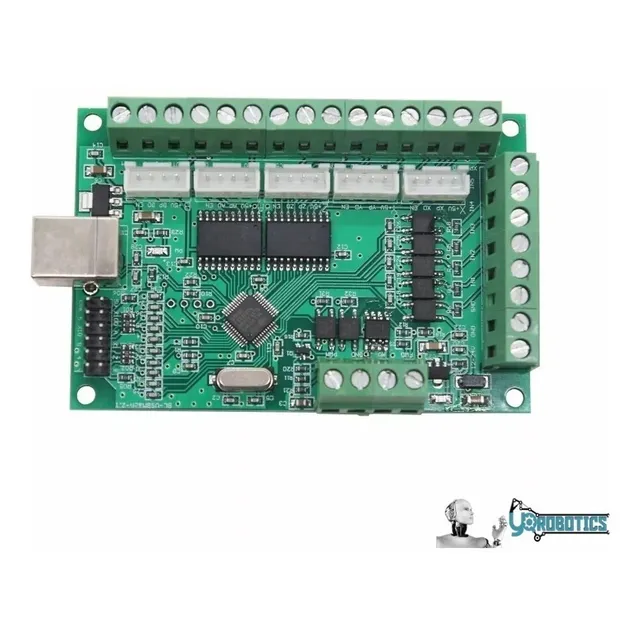 Tarjeta Control Interfaz Usb Cnc Mach3 5 Ejes 1000khz Board
