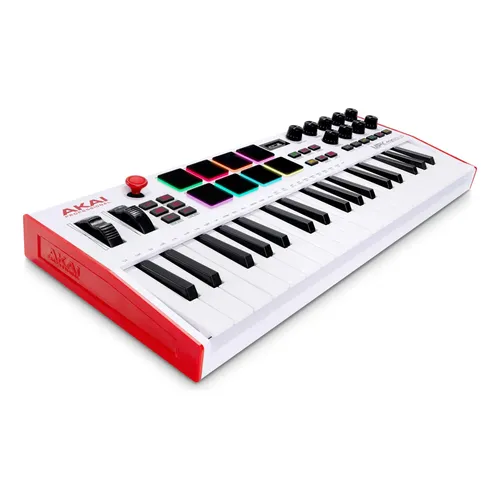 Controlador MIDI Akai MPK Mini Play MK3 25 Teclas Negro Portátil